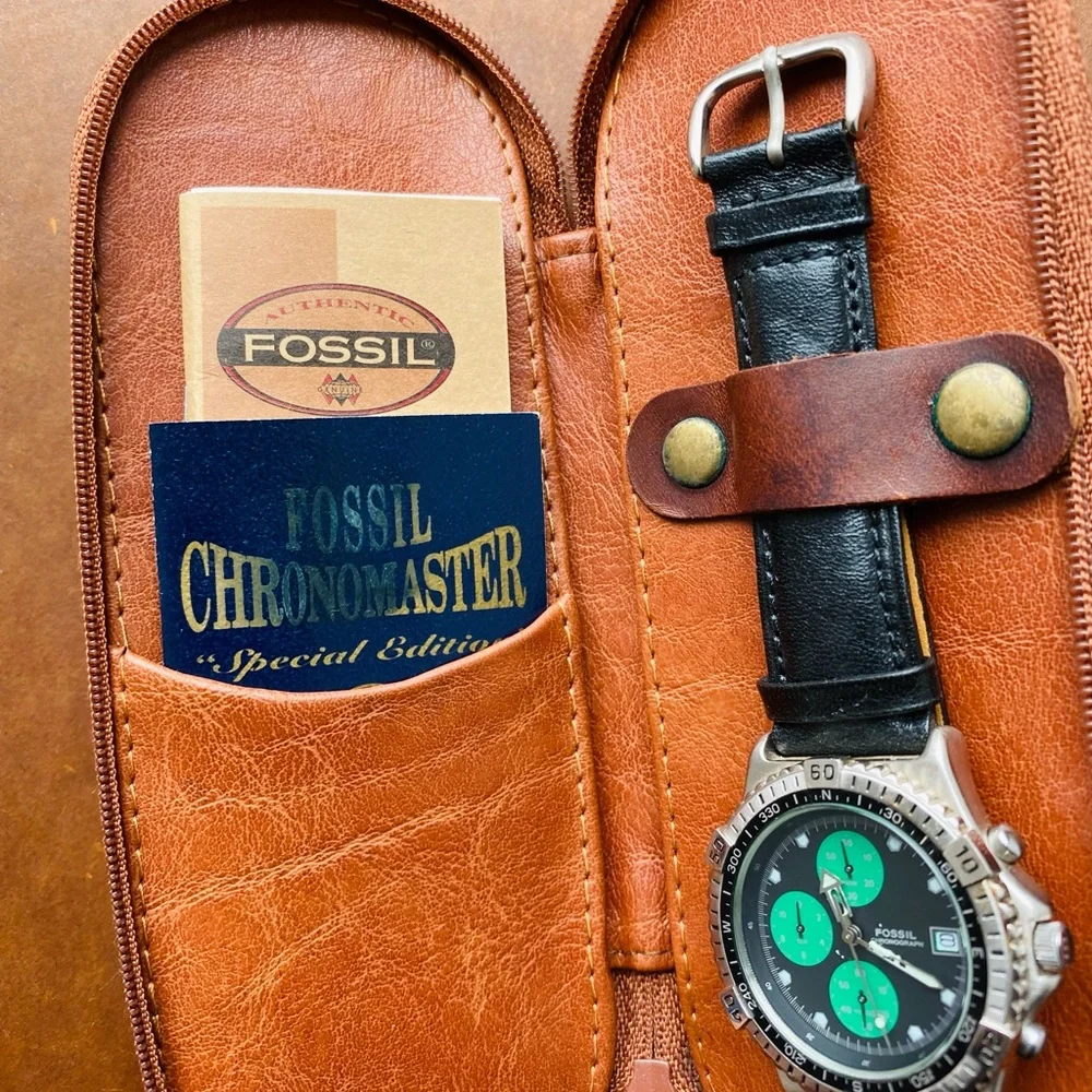 1996 FOSSIL CHRONOMASTER WATCH CH-2242